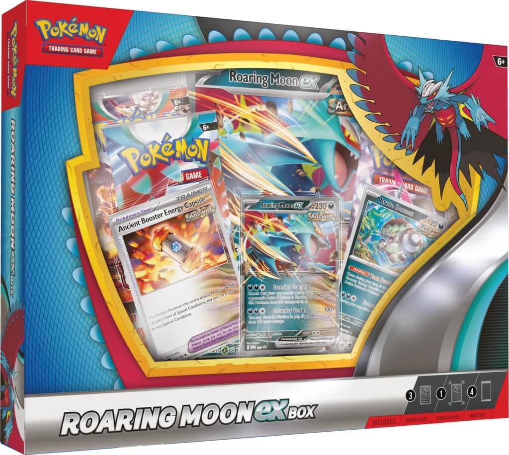 Roaring Moon / Iron Valiant ex Box (Pokemon TCG)