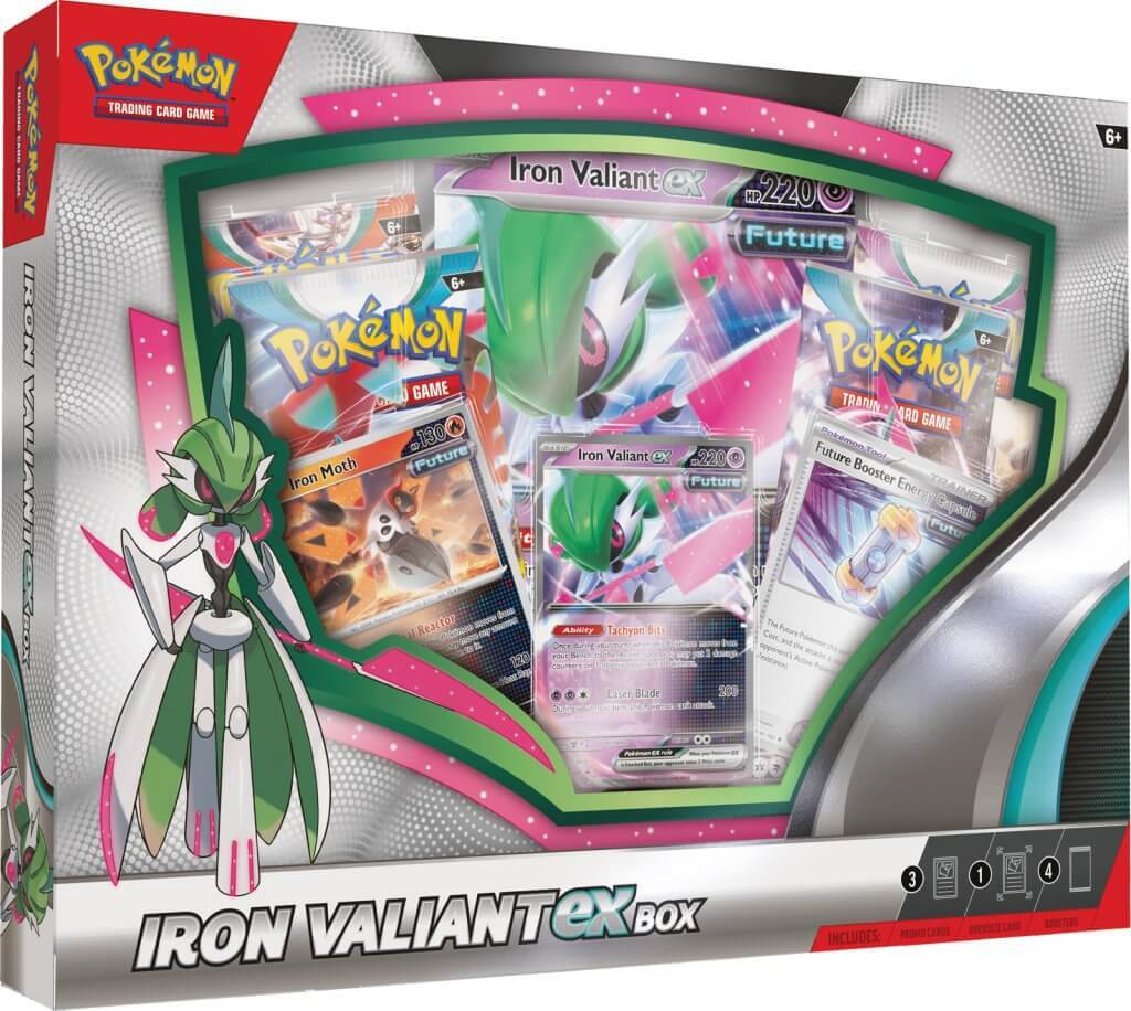 Roaring Moon / Iron Valiant ex Box (Pokemon TCG)