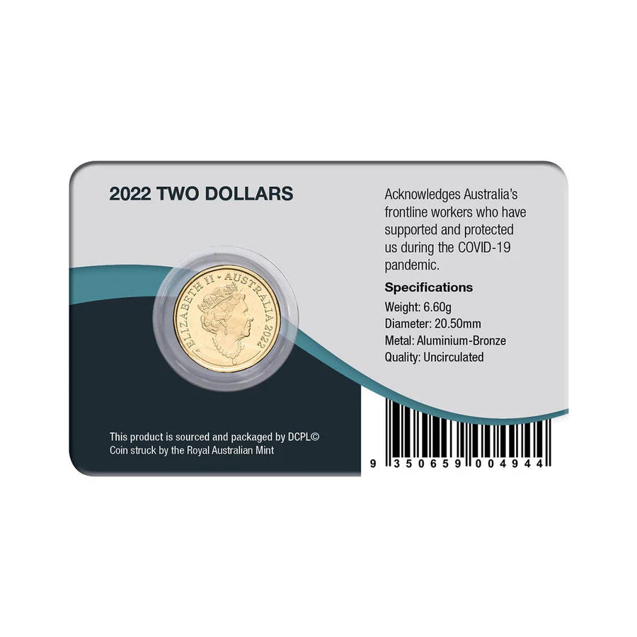 Australia Frontline Workers 2022 $2 Coin Pack