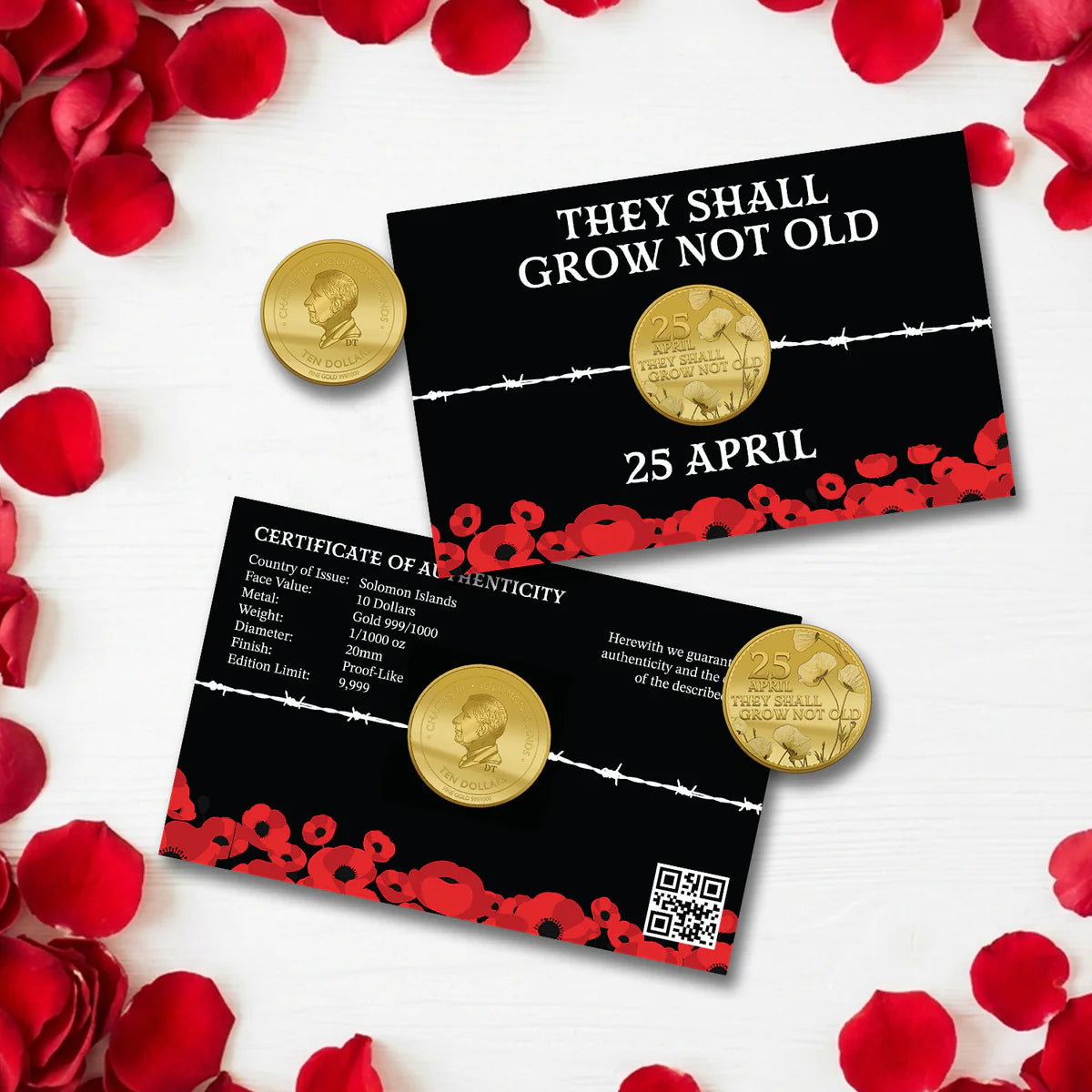 2026 1/1000oz They Shall Grow Not Old Solid Gold Coin
