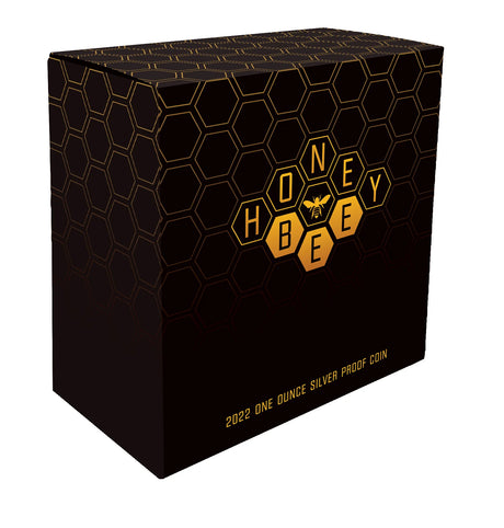 Honey Bee 2022 1oz Silver Gilded Proof Coin