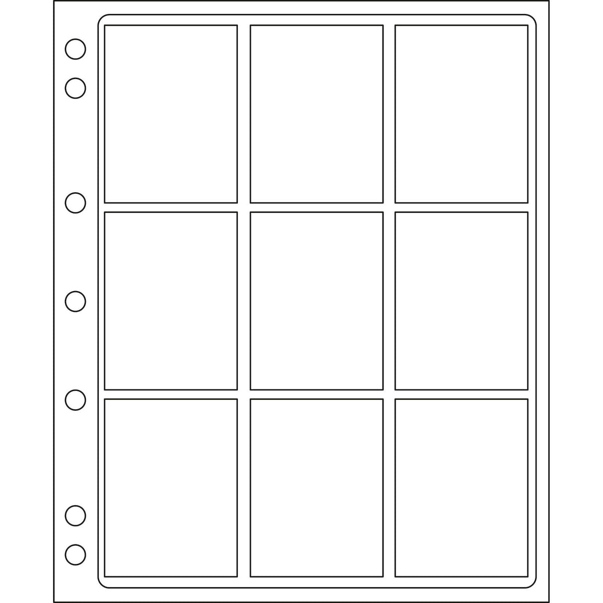 ENCAP Plastic Sheet - PCGS Slab - 9 Spots (Pack of 2)