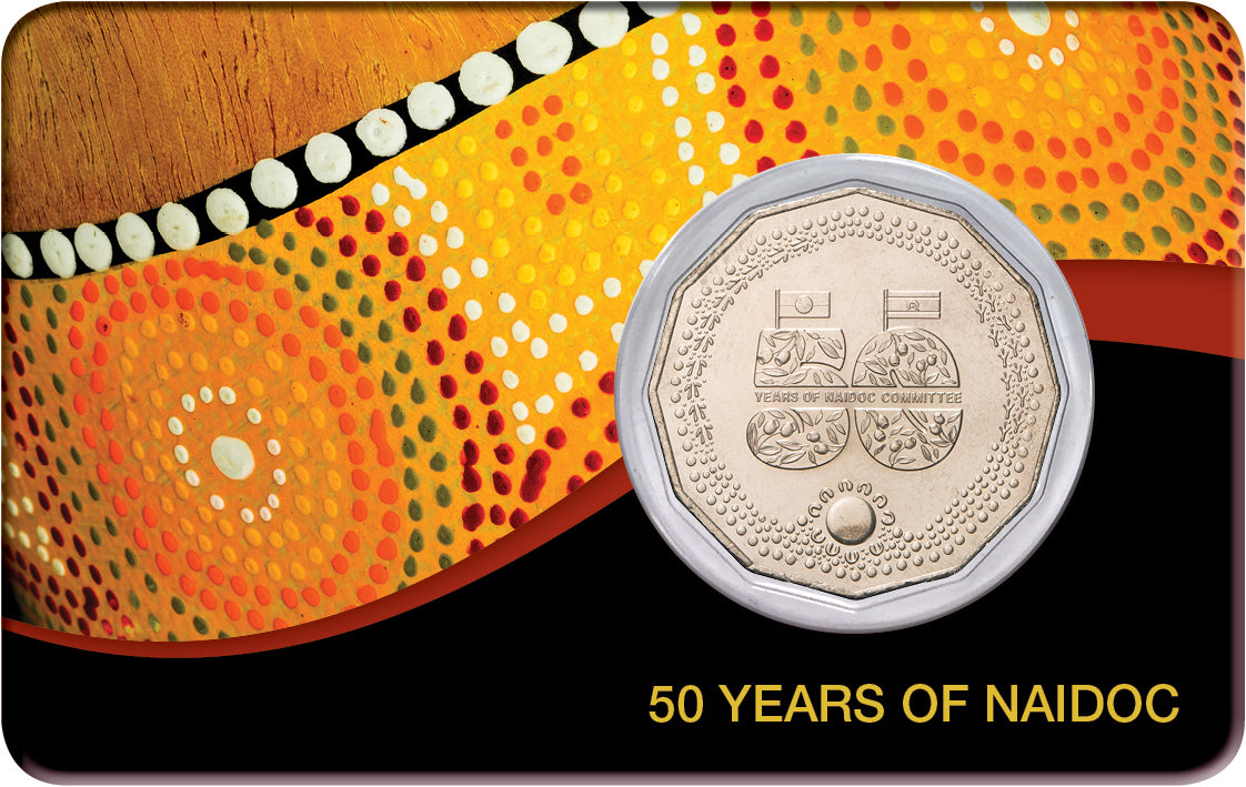 NAIDOC 50th Anniversary 2024 50c Cupro-Nickel Coin Pack