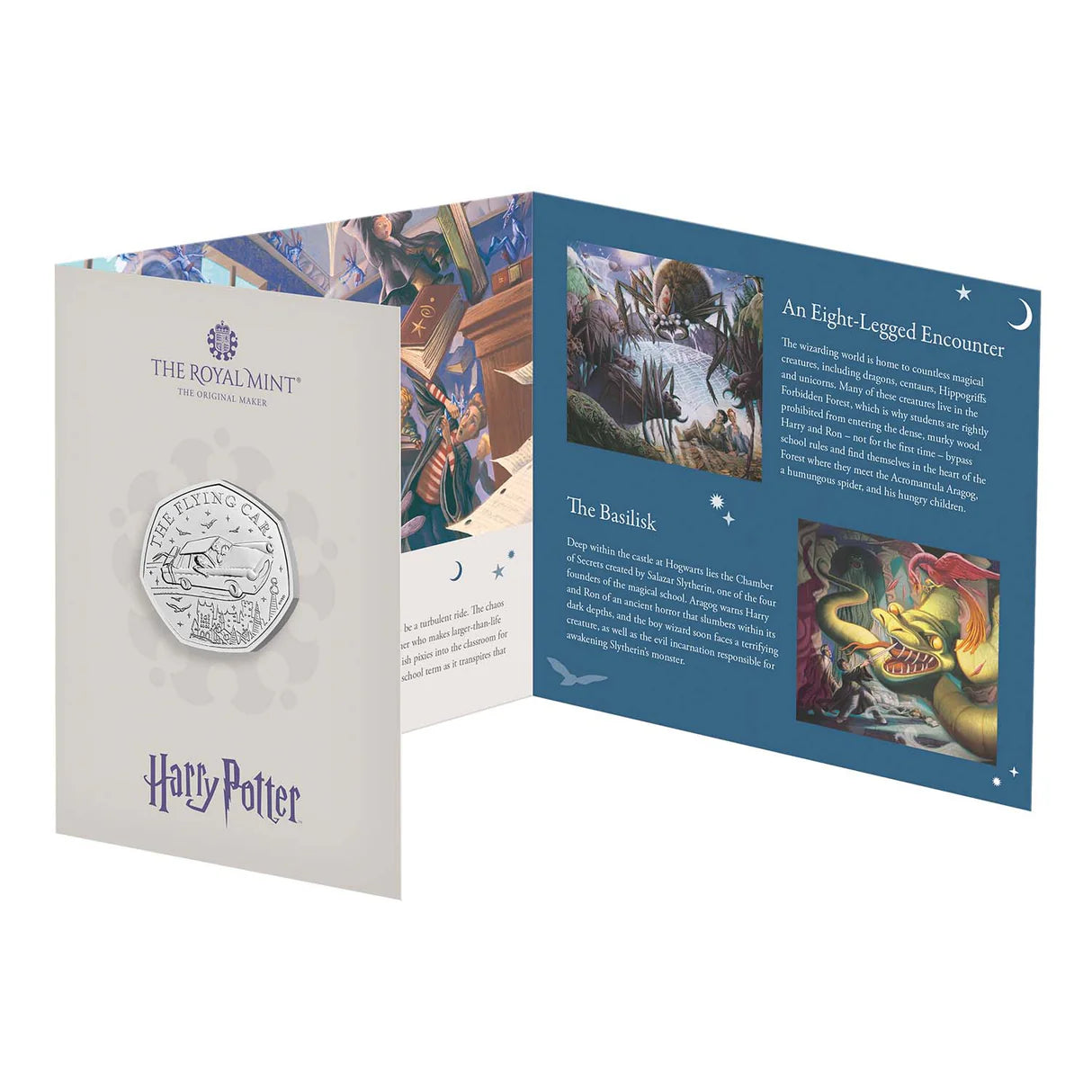 Great Britain Harry Potter Flying Car 2025 50p Cupro-Nickel Brilliant Uncirculated Coin