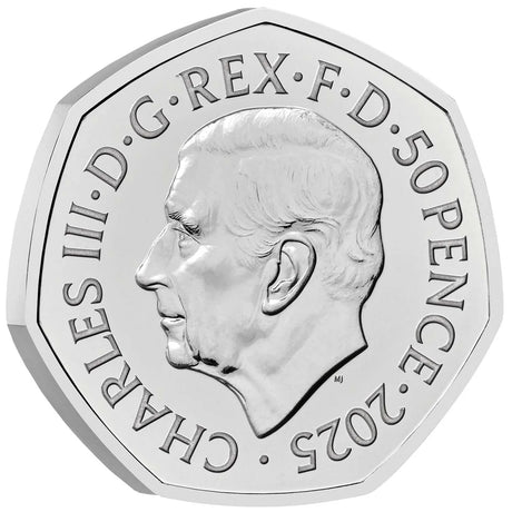 Great Britain Harry Potter Flying Car 2025 50p Cupro-Nickel Brilliant Uncirculated Coin