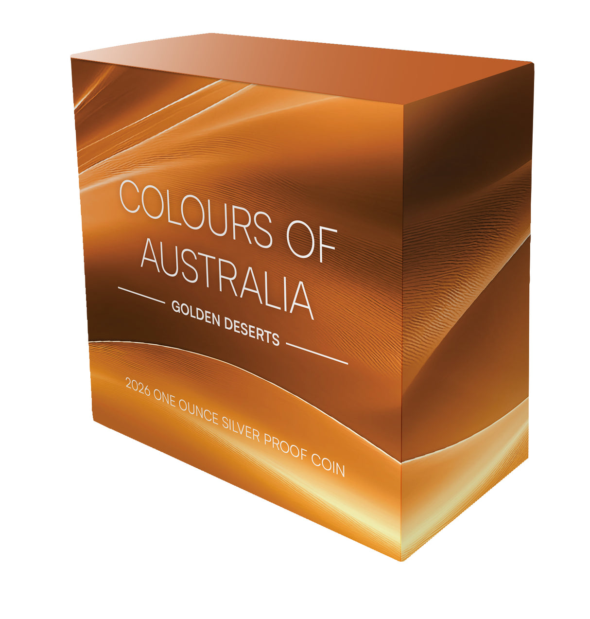 2026 1oz Colours of Australia Golden Deserts Coloured Silver Proof Coin