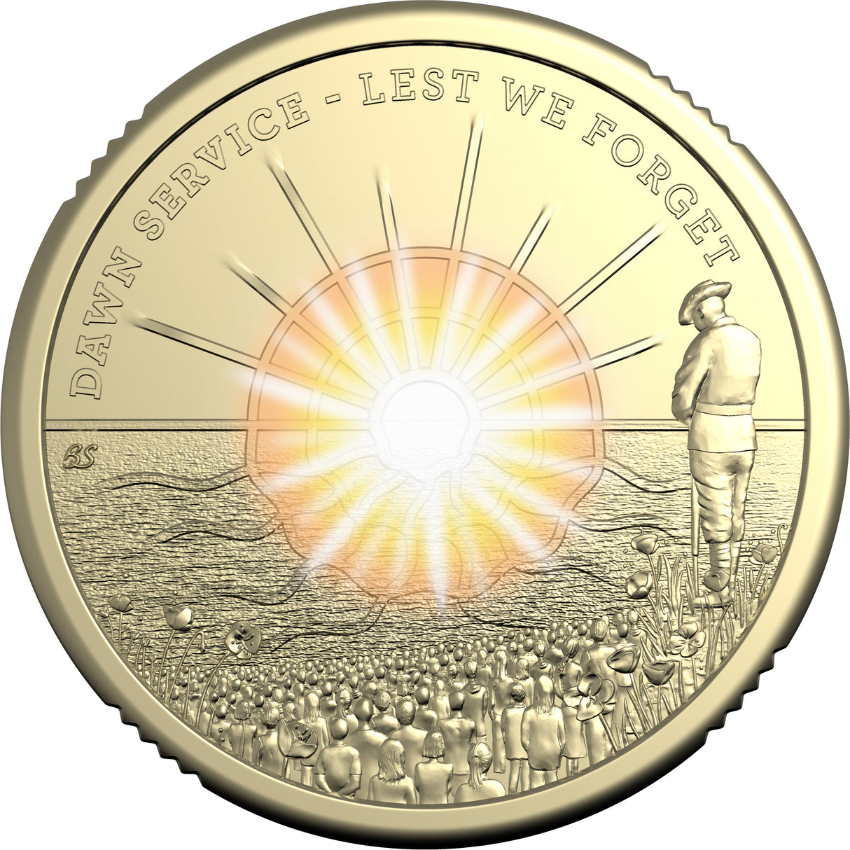 2026 $2 Dawn Service Colour Circ Ex Mint Roll