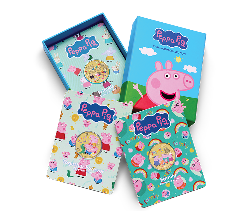 2026 $1 Peppa Pig Three Coin Set