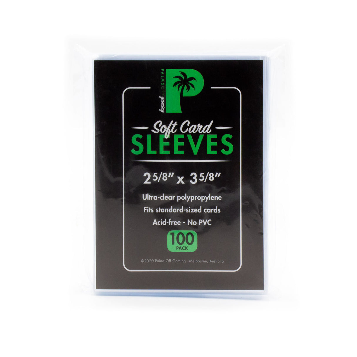 Card Sleeves (Soft) - Standard Size - 100pc (Palms Off Gaming) (OP)