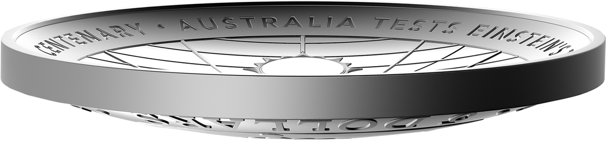 2022 $5 Wallal Centenary - Australia Tests Einstein's Theory Silver Domed Proof