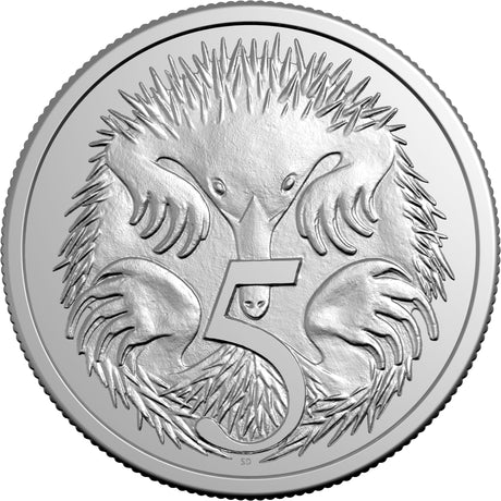 HM King Charles III 2025 5c Non-Premium Coin Roll (With Coin Tube)