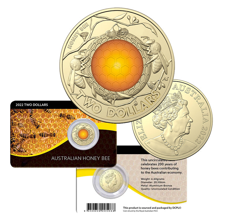 Honey Bee 2022 $2 Coloured Coin Pack (2nd Edition)