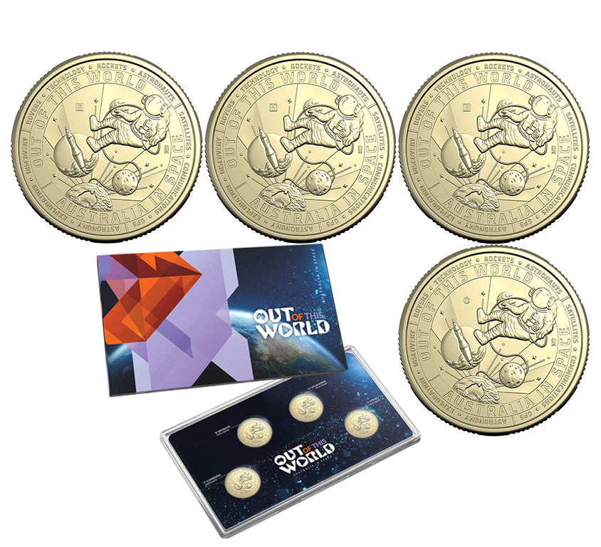 Out of this World - 2024 $1 Mintmark and Privy Mark Four Coin Set