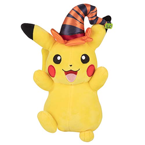 Pokemon Pikachu Haloween Witch's Hat 8" Plush