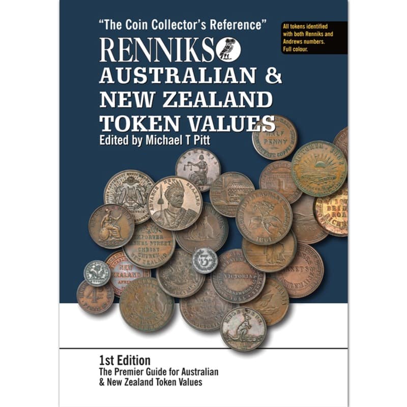 Renniks Australian & New Zealand Tokens Values Books