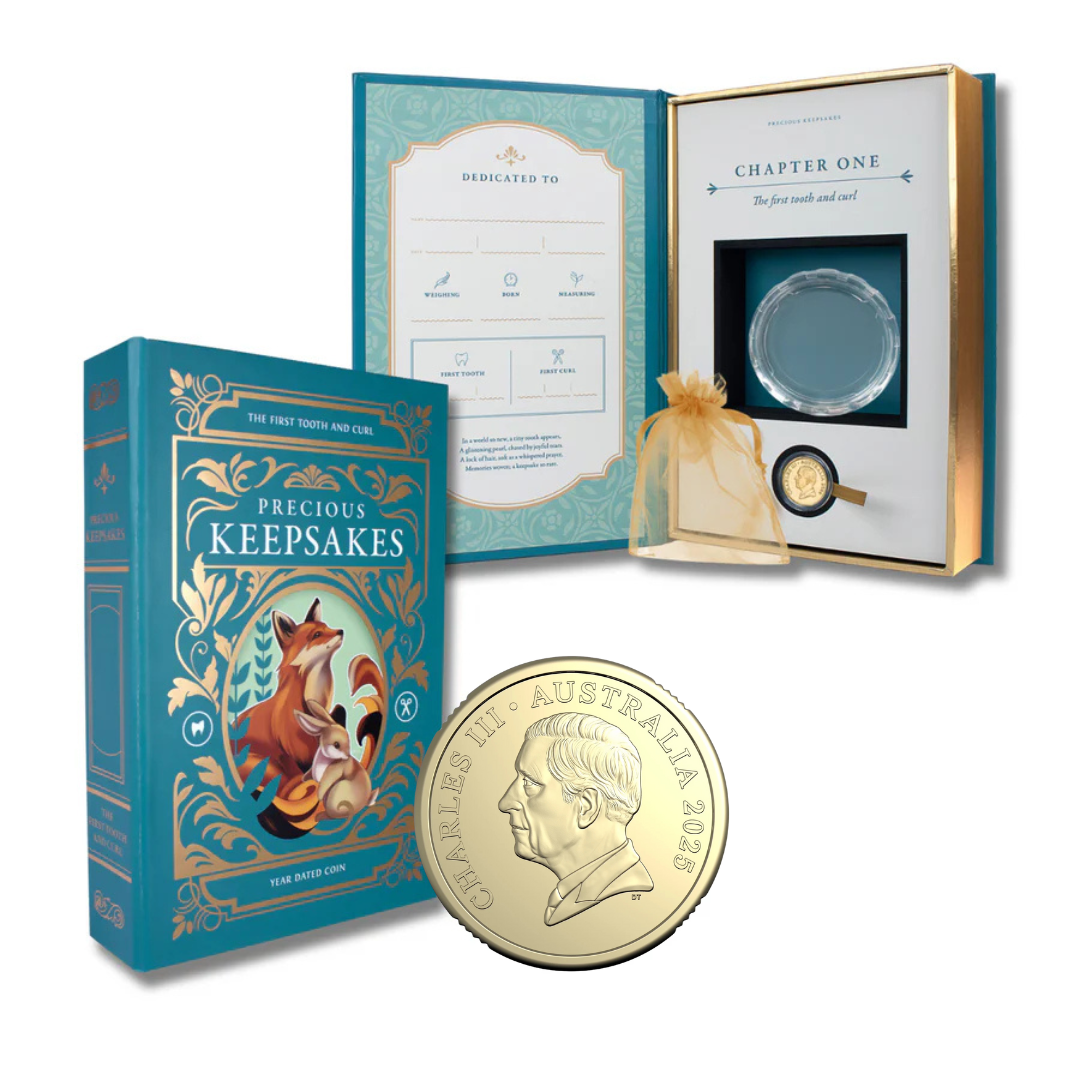 Baby's Precious Keepsakes Box with 2025 $2 Coin