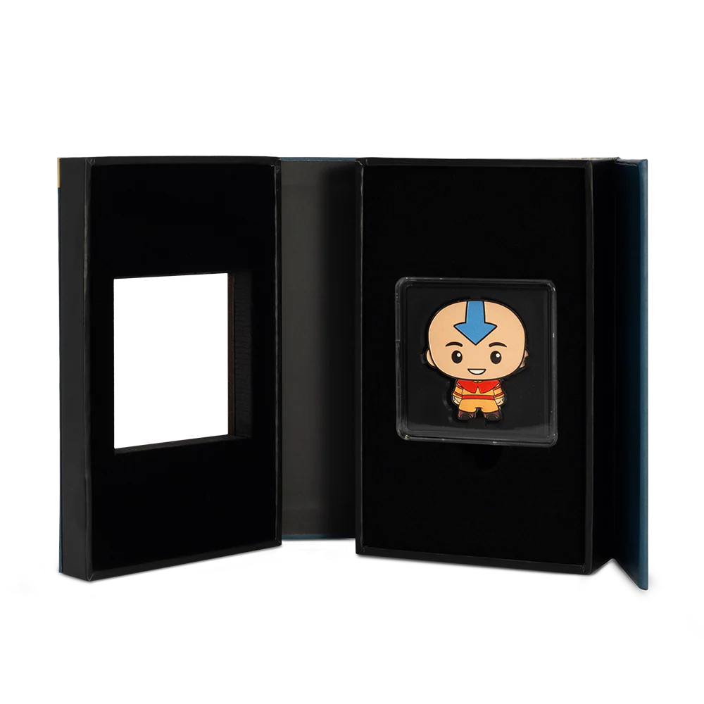Nickelodeon Avatar The Last Airbender - Aang 1oz Silver Coloured Chibi Coin