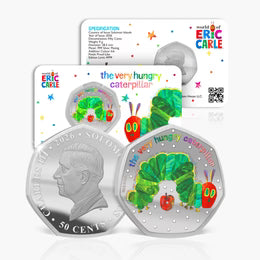 2026 The Very Hungry Caterpillar Silver Plated BU Coin