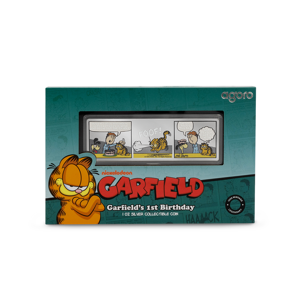 Nickelodeon - Garfield's 1st Birthday 2025 1oz Silver Coloured Proof Coin