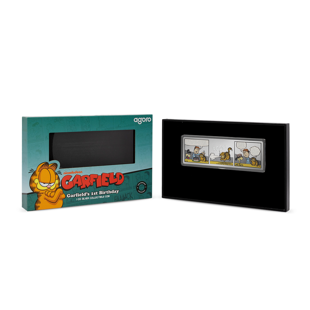 Nickelodeon - Garfield's 1st Birthday 2025 1oz Silver Coloured Proof Coin