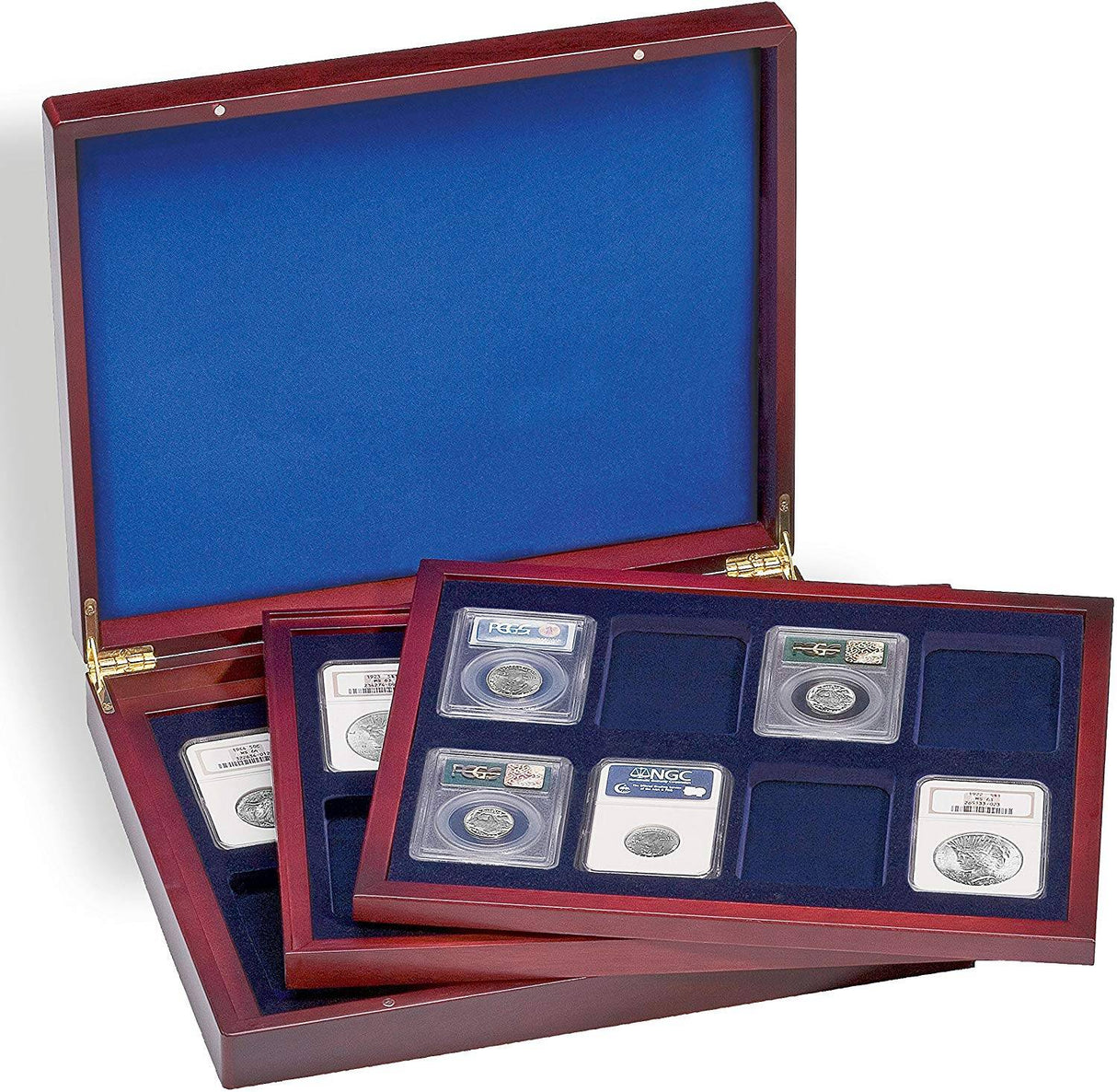 Presentation Case VOLTERRA TRIO de Luxe, each for 8 US-SLABS