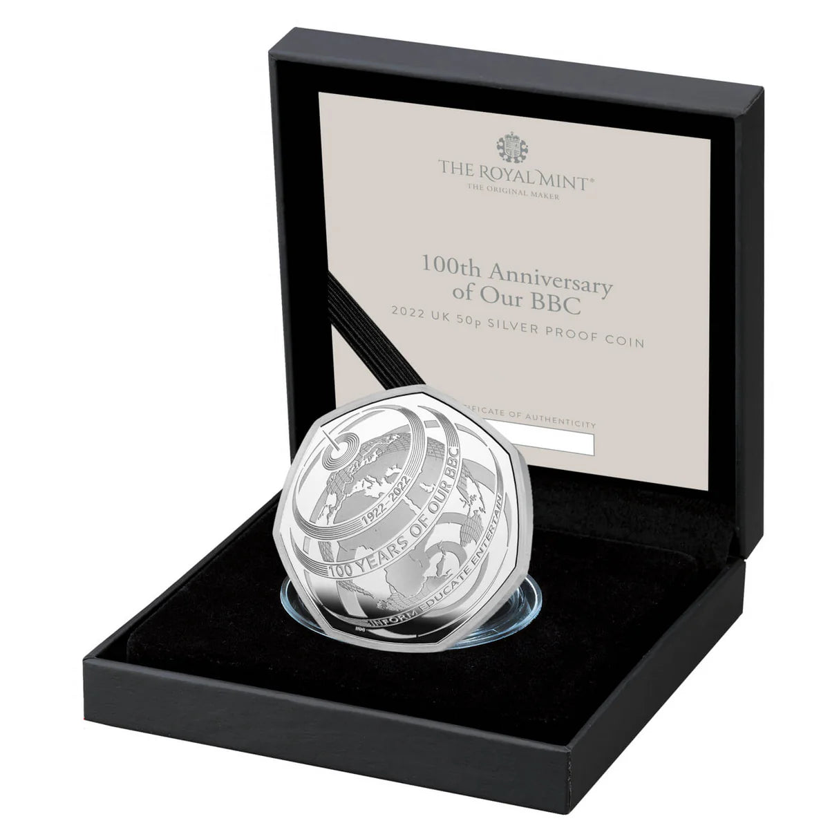 100th Anniversary of Our BBC 2022 50p Silver Proof Coin
