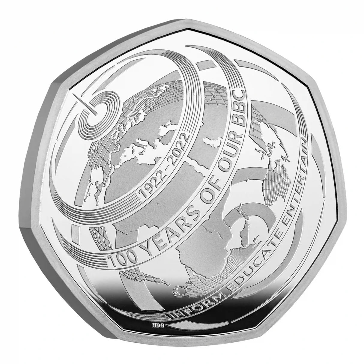 100th Anniversary of Our BBC 2022 50p Silver Proof Coin