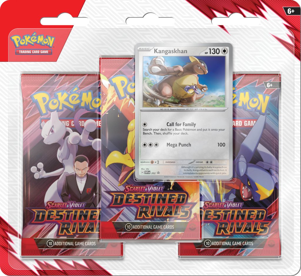 Scarlet & Violet Destined Rivals Three booster blister
