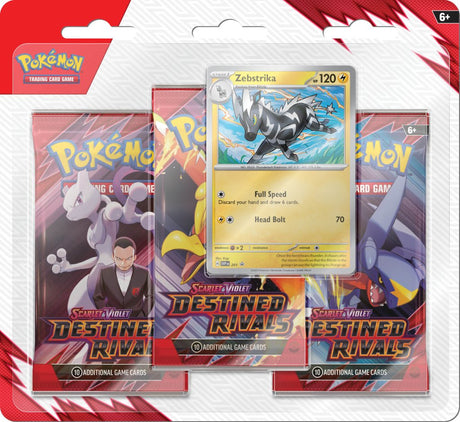 Scarlet & Violet Destined Rivals Three booster blister