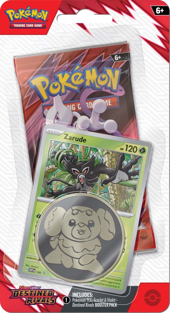 Scarlet & Violet Destined Rivals Checklane Blister (Pokemon TCG)