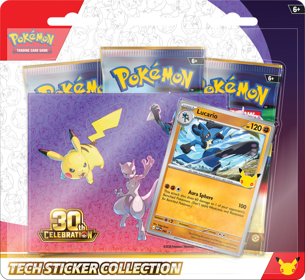 30th Celebration Tech Sticker Collection (Pokemon TCG)