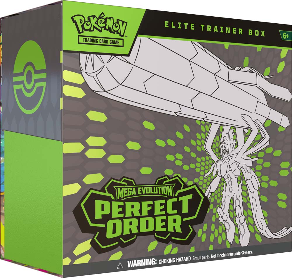 Mega Evolution— Perfect Order Elite Trainer Box (Pokemon TCG)