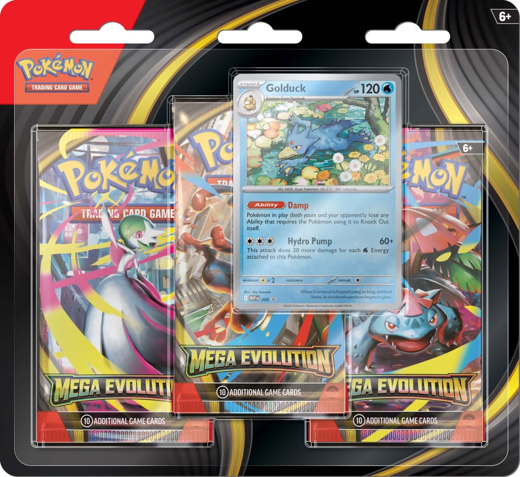Mega Evolution Three Booster Blister (Pokemon TCG)