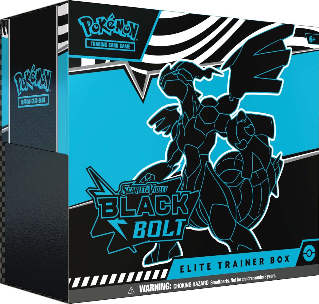 Scarlet & Violet— Black Bolt Elite Trainer Box (Pokemon TCG)