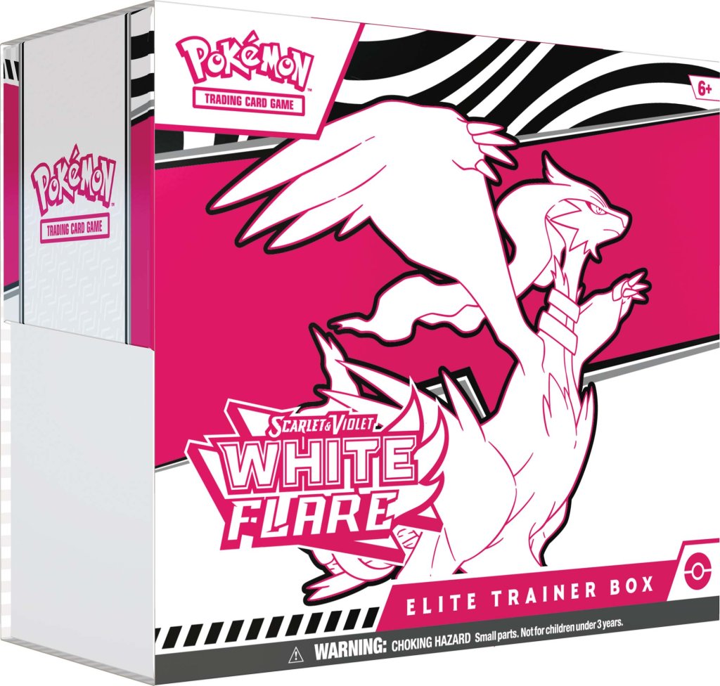 Scarlet & Violet— White Flare Elite Trainer Box (Pokemon TCG)
