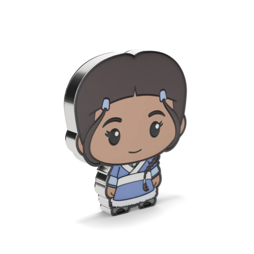 Nickelodeon Avatar The Last Airbender - Katara 1oz Silver Coloured Chibi Coin