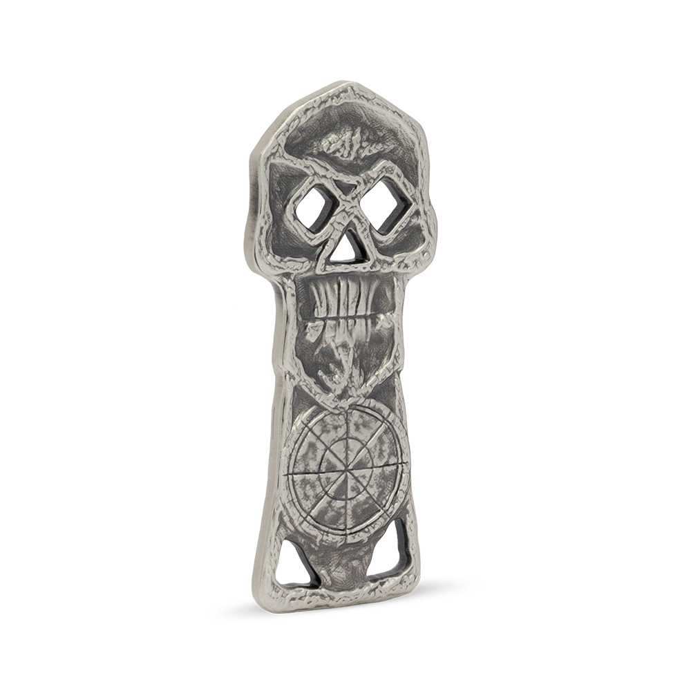 The Goonies - Copper Bones Skeleton Key 2025 2oz Silver Antiqued Coin