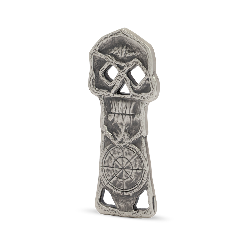 The Goonies - Copper Bones Skeleton Key 2025 2oz Silver Antiqued Coin