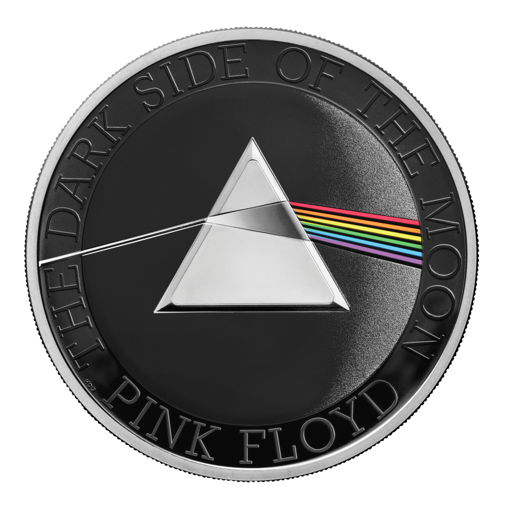 2026 £2 Music Legends Pink Floyd 1oz Silver Proof Colour Coin