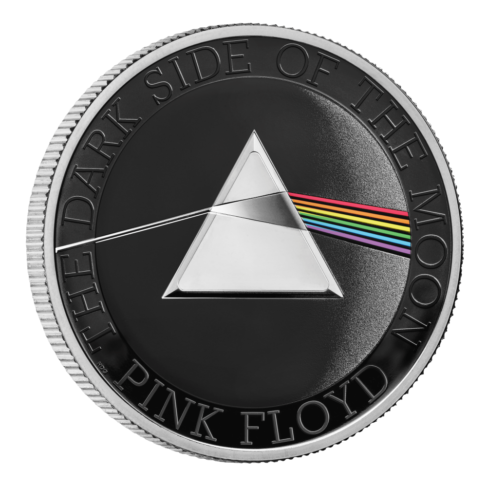 2026 £2 Music Legends Pink Floyd 1oz Silver Proof Colour Coin