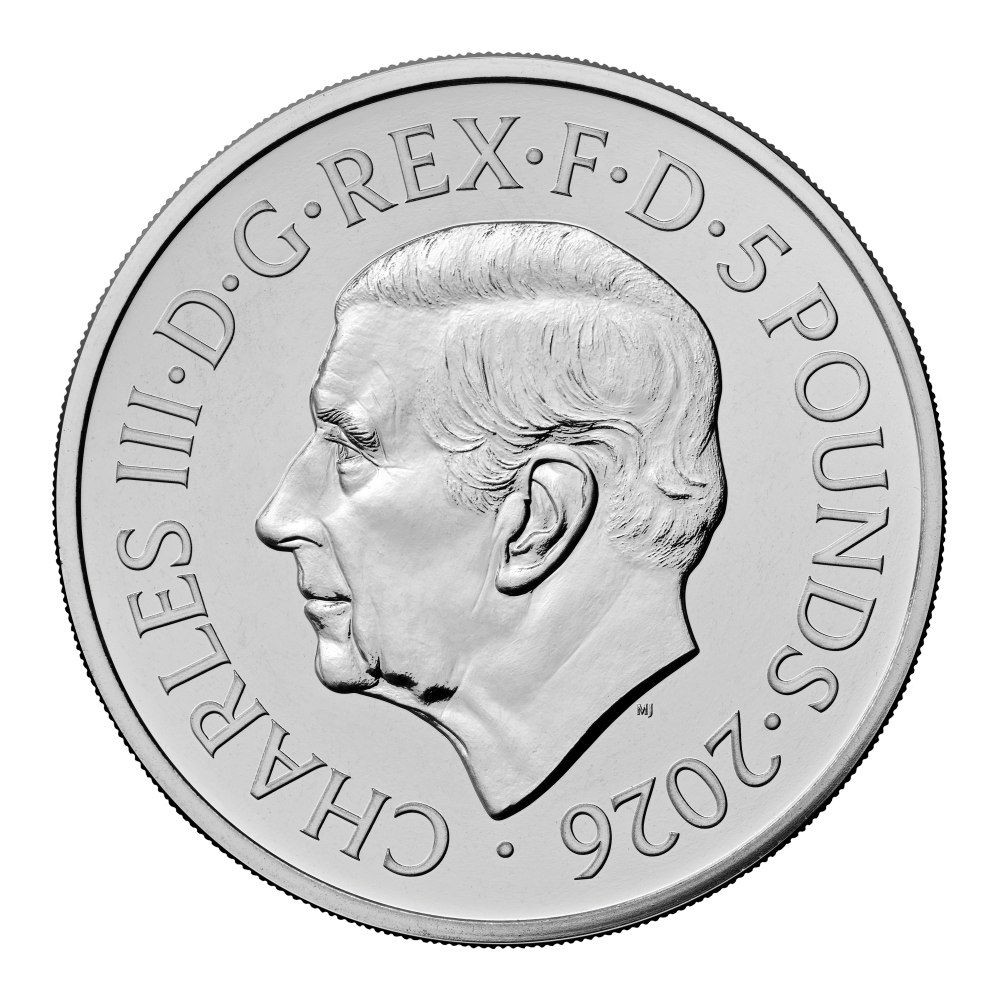 2026 £5 Music Legends Pink Floyd Brilliant Uncirculated Coin