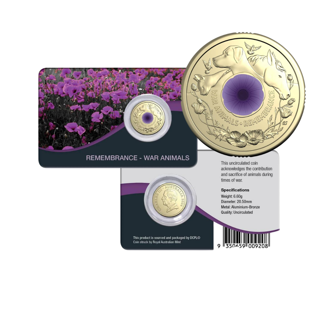 War Animals Remembrance 2024 $2 Coin Pack