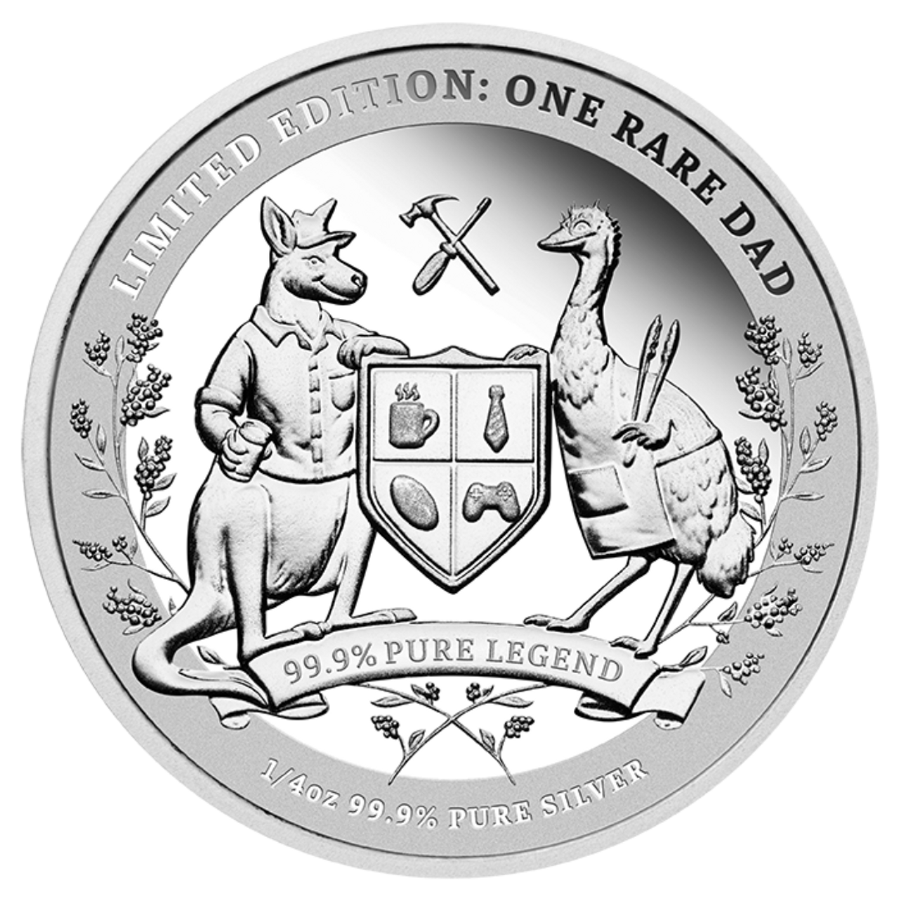Koala-Ty Dads Club 1/4oz Silver Official Member Medallion