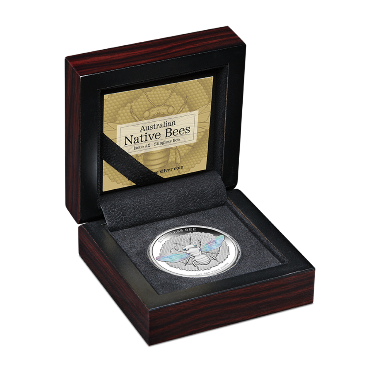 2026 1oz Australian Native Bees - Stingless Bee Silver Proof Hologram Coin