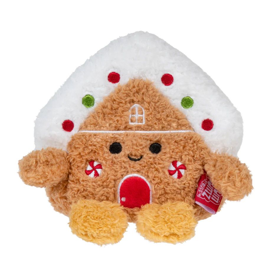 BumBumz 7.5" Holiday Bumz Plush - Georgette the Gingerbread House