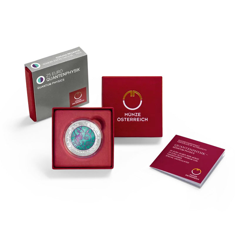 2026 25€ Austria Quantum Physics Ag/Niobium