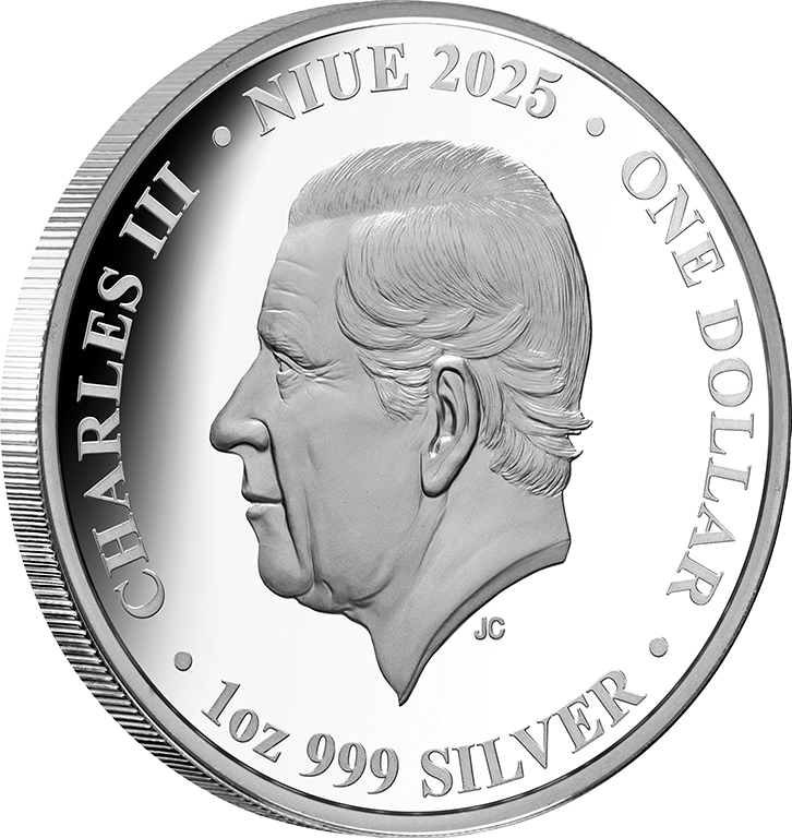 Charles Darwin & The Voyage Of The HMS Beagle 2025 1oz Silver Proof Coin