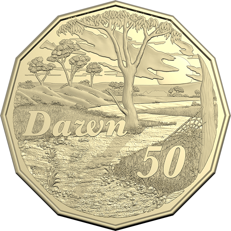 Dorothea Mackellar - Treasured Australian Poetry - Dawn 2025 50c Uncirculated Coin