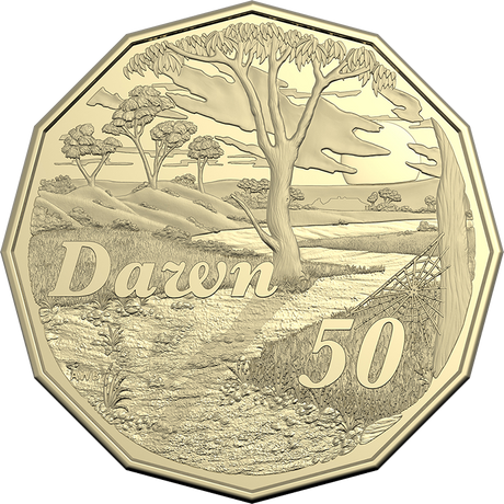 Dorothea Mackellar - Treasured Australian Poetry - Dawn 2025 50c Uncirculated Coin