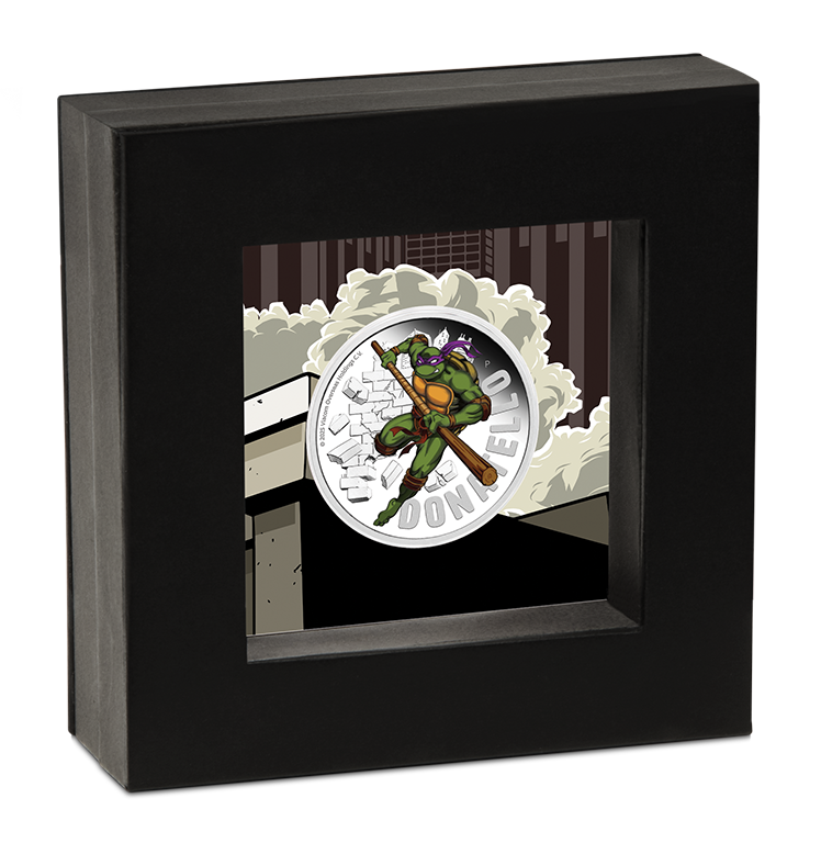 Teenage Mutant Ninja Turtles - Donatello 2025 1oz Silver Proof Coloured Coin